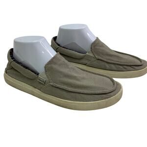 Sanuk Mens 8 Sideline 2 Hemp Gray Overcast Slip On Sneakers Casual READ